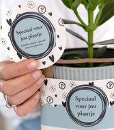 Een speciaal voor jou plantje met kaartje